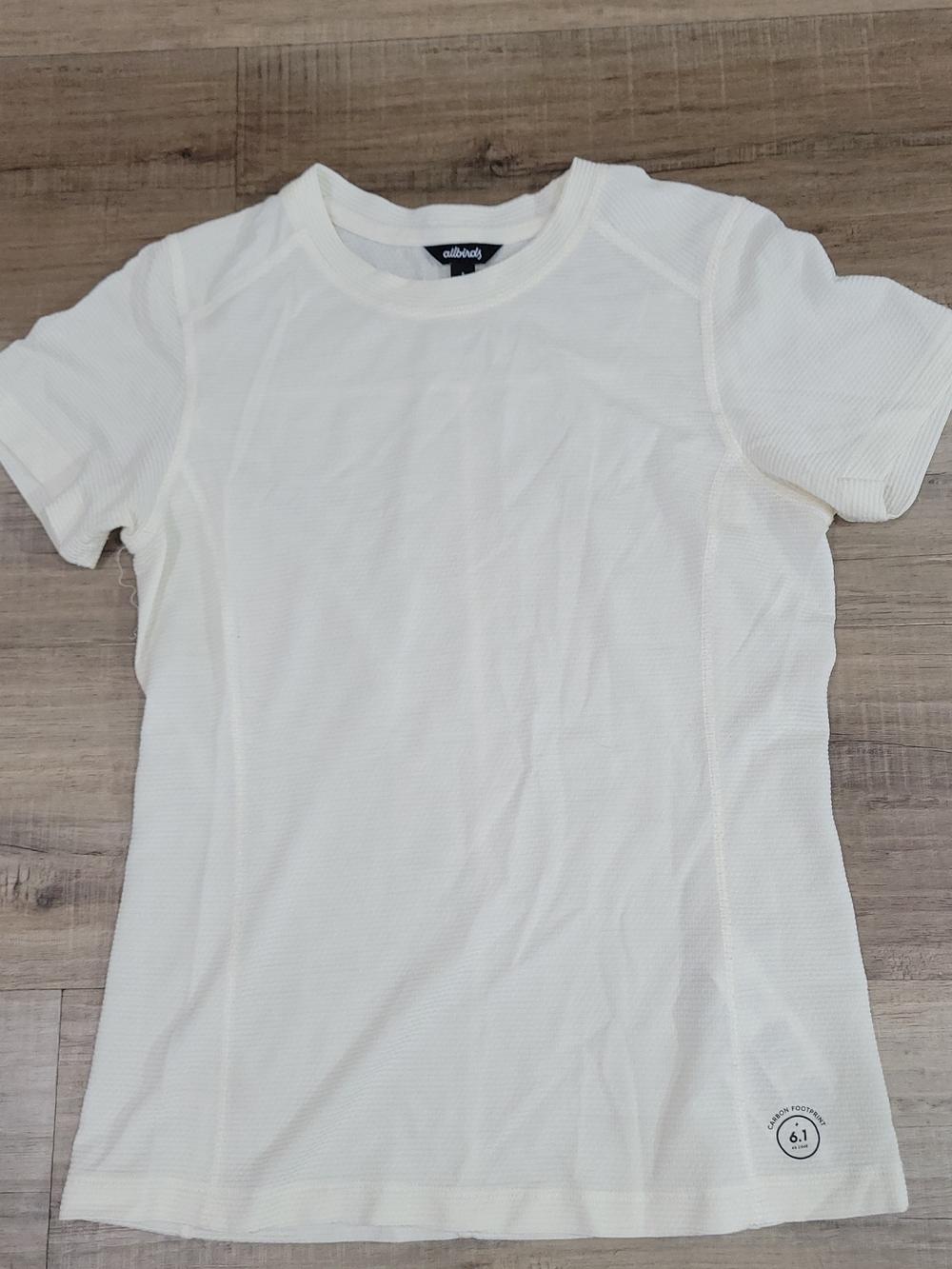 allbirds Cream Short Sleeve Crew Tee